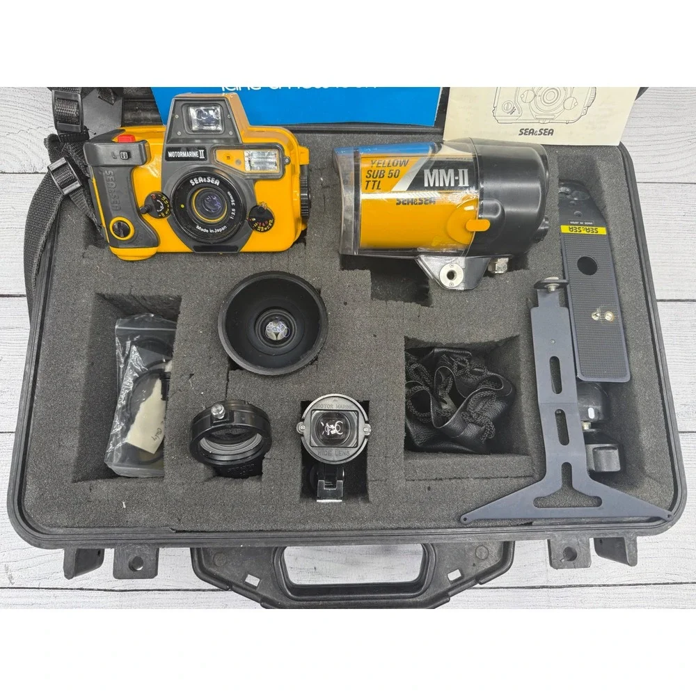 Sea & Sea Motor Marine‎ II Underwater Camera Sub 40 TTL Pelican Case